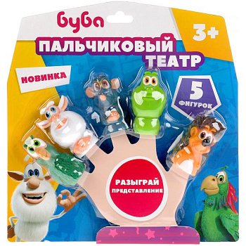 Игрушка для купания Пальчиковый театр Буба, блистер LX-PT-BB 