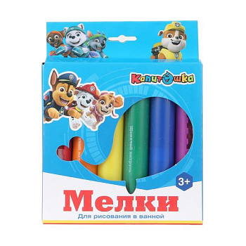 Мелки для рисования в ванной в кор. КАПИТОШКА SEW-STAR06