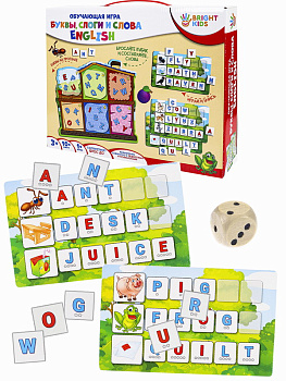 НПИ Bright Kids Буквы, слоги и слова English ИН-7632