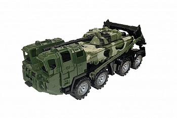 Военный тягач Щит с танком (камуфляж) 258/1 (Нордпласт)