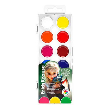 Краски 12цв. EK "Magic pet" 62983 аквар.,пластик/к,е/подвес