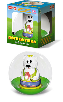 Погремушка Неваляшка Мишка 01579 в п/п (Стеллар)