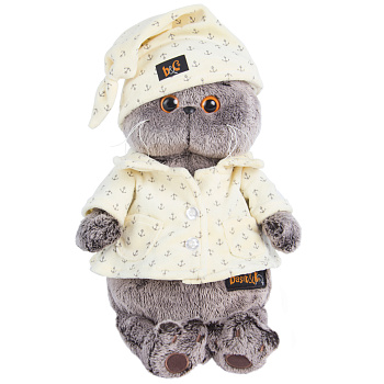 Кот (25см) Басик в пижаме Ks25-024