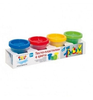 Тесто-пластилин (4цв*50гр) TA1008V (Genio Kids-Art)