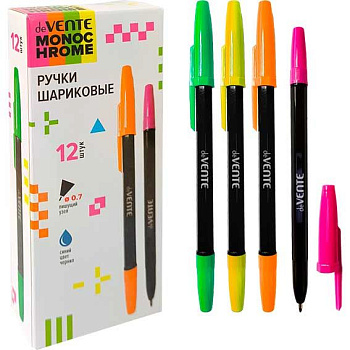Ручка шар. deVENTE "MonoChrome" 5073642 синяя,0,7мм