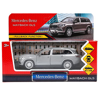 Машина Технопарк металл. MERCEDES-BENZ gls maybach (12см) дв,баг,инер,мохаве в/к MAYBCHGLS-12-BN