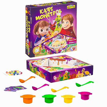 Фортуна Настольная семейная игра Кафе монстров Ф95683