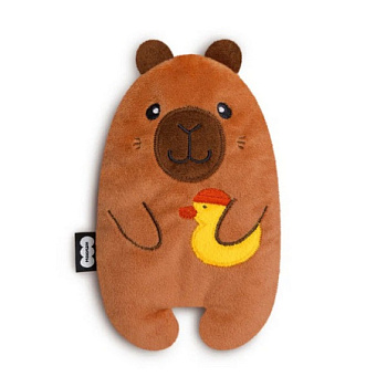 Игрушка мяг. Капибара с уточкой с вишн. кост-ми 934 (Мякиши)
