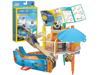 3D пазлы CubicFun Пусковая установка с парашютом DS1120h