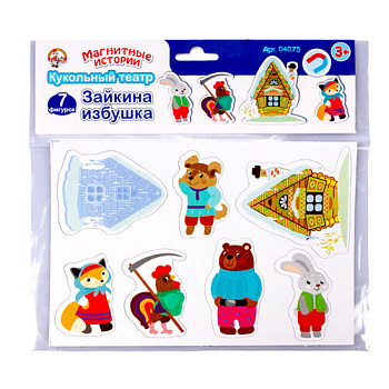 Магниты Зайкина избушка 04075 (Дес.Кор.)