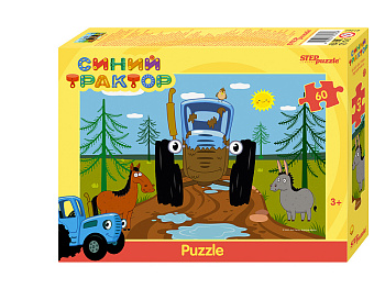 Пазлы (60эл) Синий трактор 81262 (Степ)