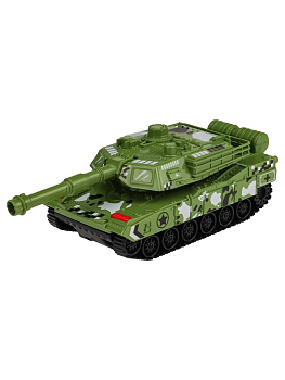 Машинка инерц. Танк (15х6х5см) зелёный, в/п ИК-4906