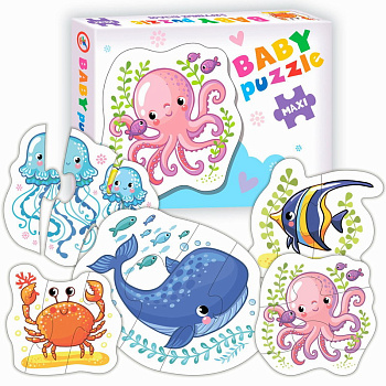 Пазлы Baby Морские животные 3997 (Дрофа-Медиа)
