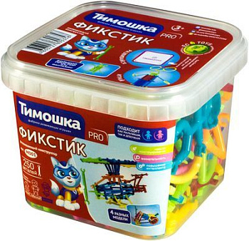 Конструктор ФикСтик (250дет) в/конт М001 (Тимошка)