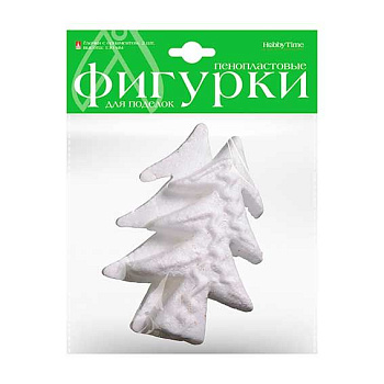 Фигурки пенопластовые АЛЬТ "Ёлочки с орнаментом" 130мм 2шт. 2-209/04