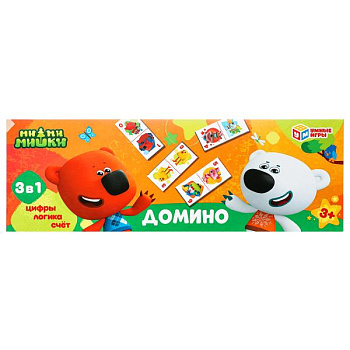 Домино картонное Ми-ми-мишки 4660254415492
