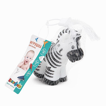 Игрушка для купания Зебра в/сет YF-ZEBRA