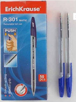 Ручка авт. шар. EK R-301 Classic Matic 38509 синяя,1,0мм