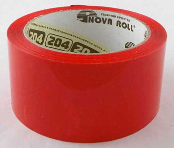 Скотч 48мм*66м NOVA ROLL 436X (4361) красный